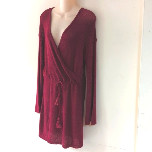 L*Space Topanga Sweater Knit Cover-Up XL - Picture 7 of 16